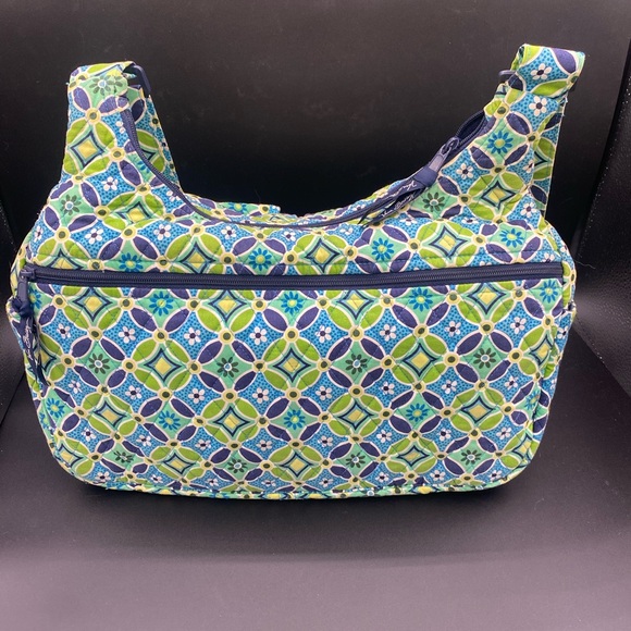 Vera Bradley Floral Geometric Shoulder Bag - Picture 5 of 11